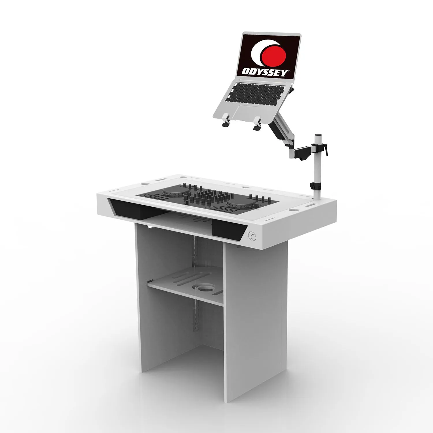 odyssey-flight-zone-dj-mobile-podium-dj-blanc-37-5-pouces image 1