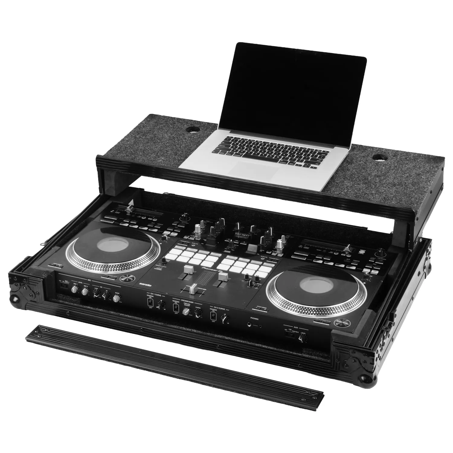 odyssey-flight-zone-case-ddj-rev7-flight-case-noir-roulettes image 1