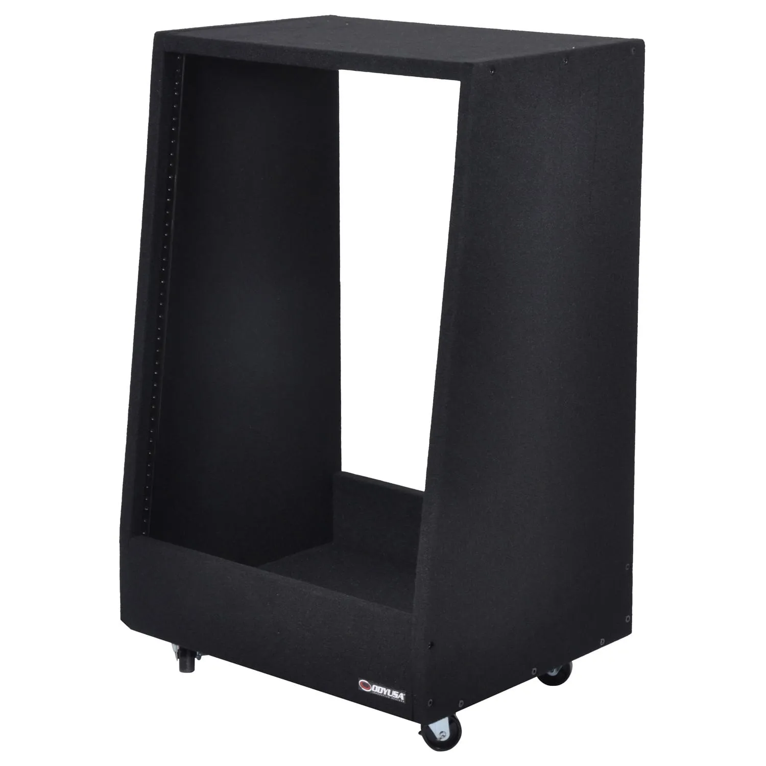odyssey-carpeted-14u-rack-studio-moquette-roulettes-mkii image 1