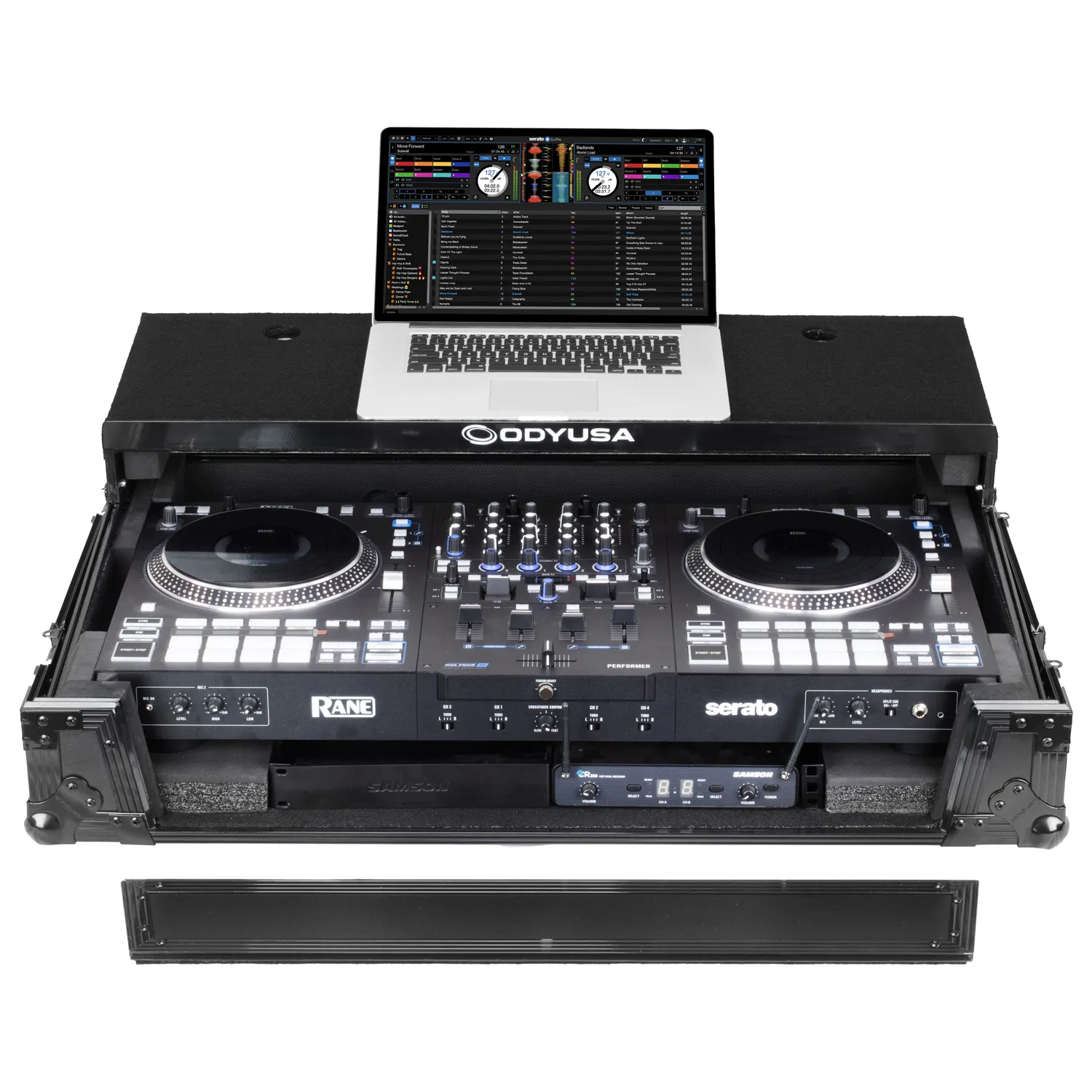 odyssey-black-label-flight-rane-performer-1u-glide-roulettes image 2