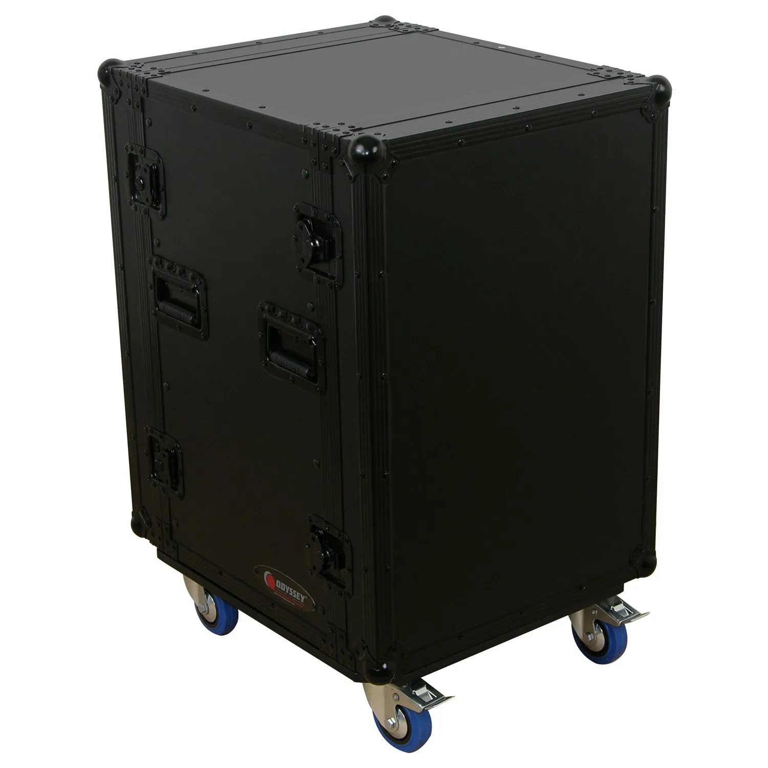 odyssey-black-label-rack-16u-flight-ampli-roulettes image 1