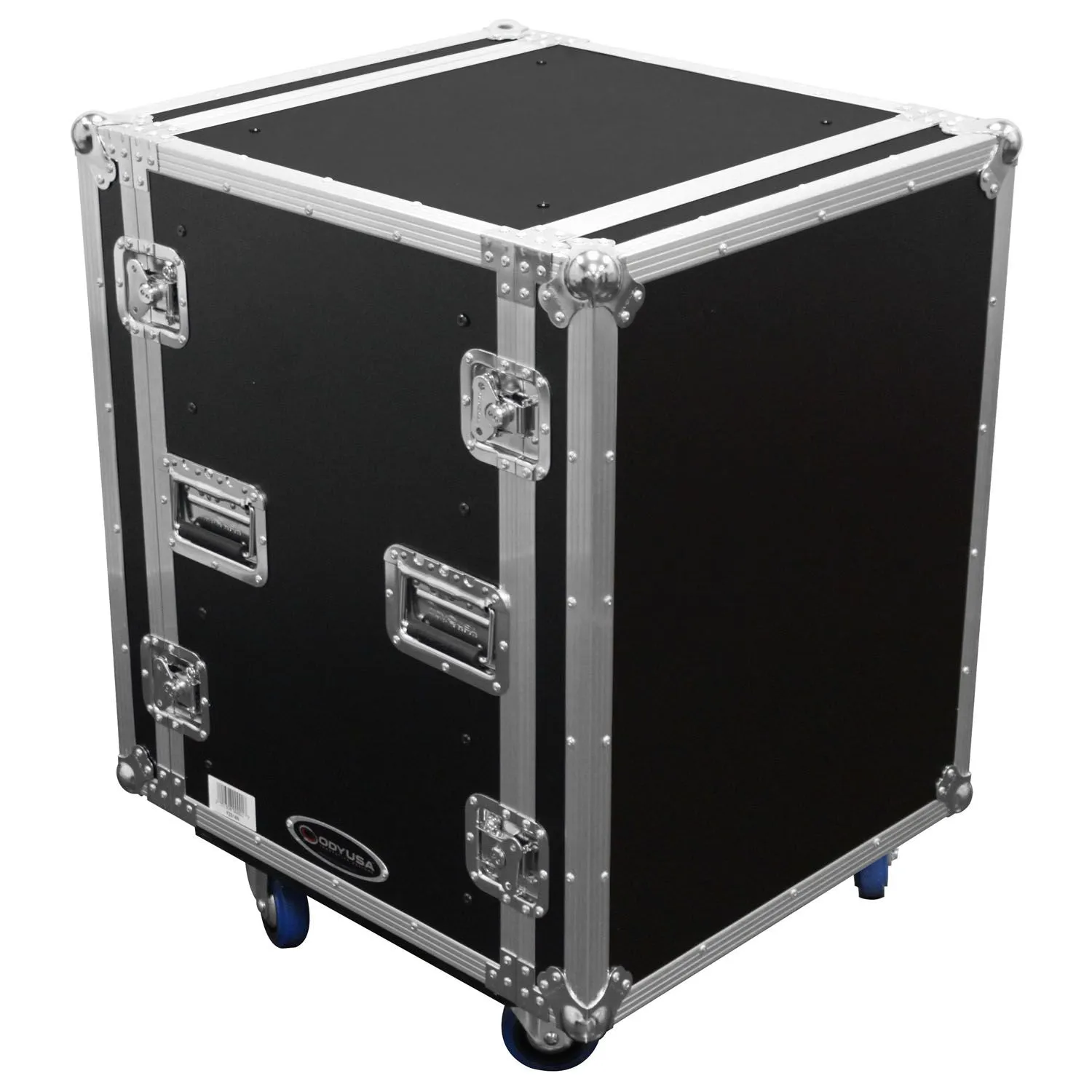 odyssey-flight-zone-rack-amorti-14u-flight-case-roulettes image 3
