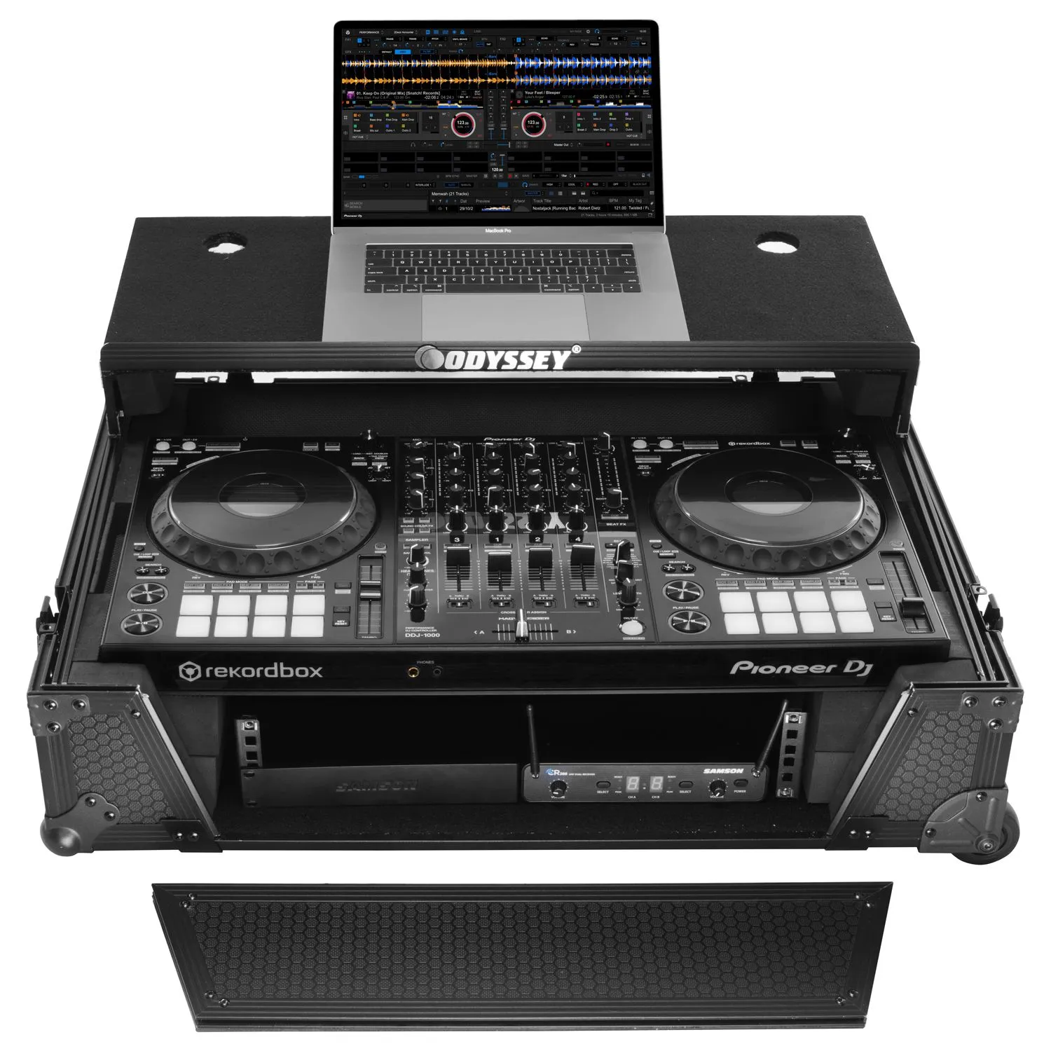 odyssey-industrial-board-ddj-1000-flight-case-glide-2u image 2