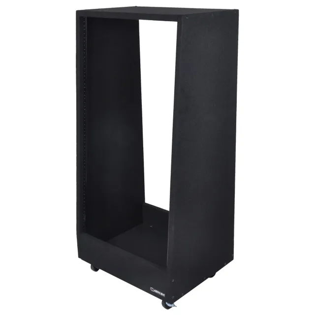 odyssey-carpeted-20u-rack-studio-moquette-roulettes-monter image 1