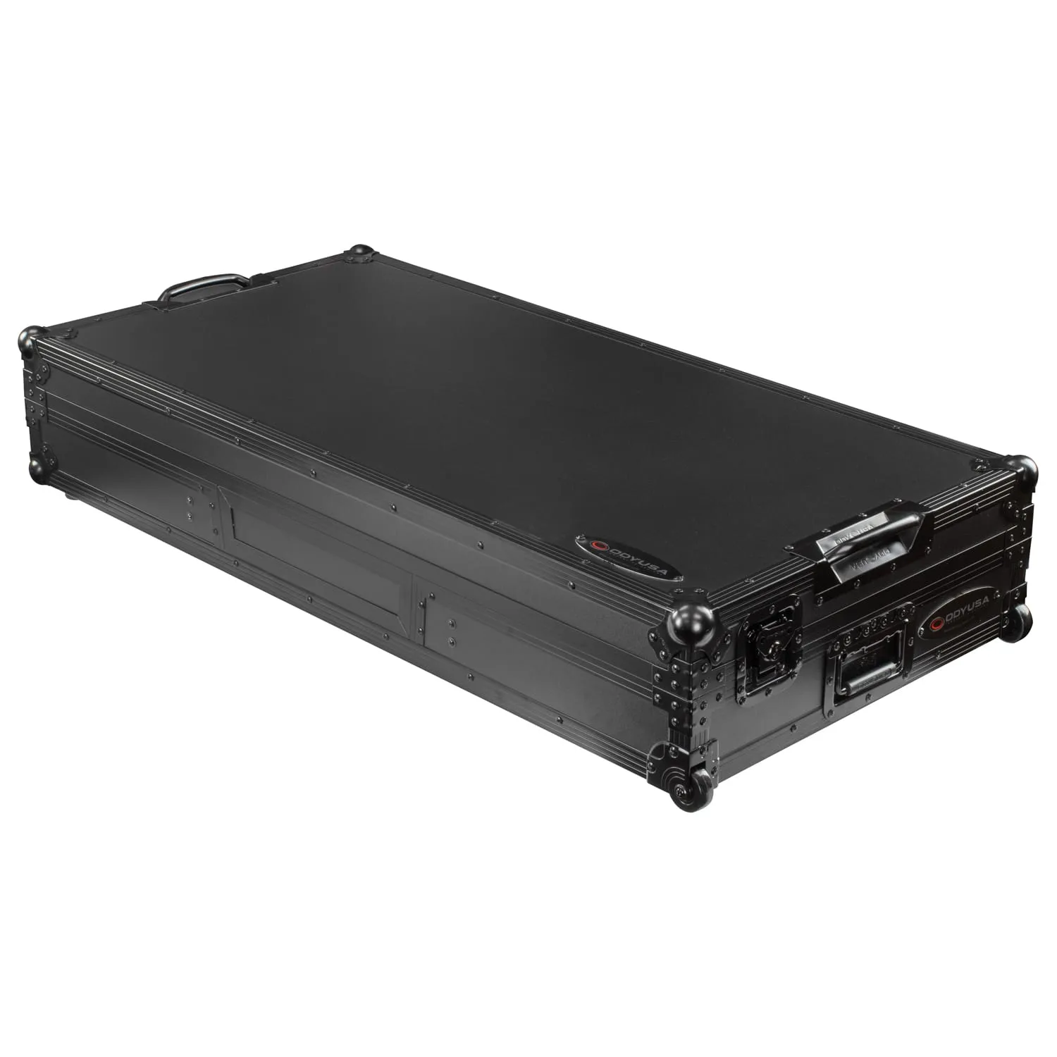 odyssey-black-label-flight-case-dj-djm-a9-cdj-3000-roulettes image 5