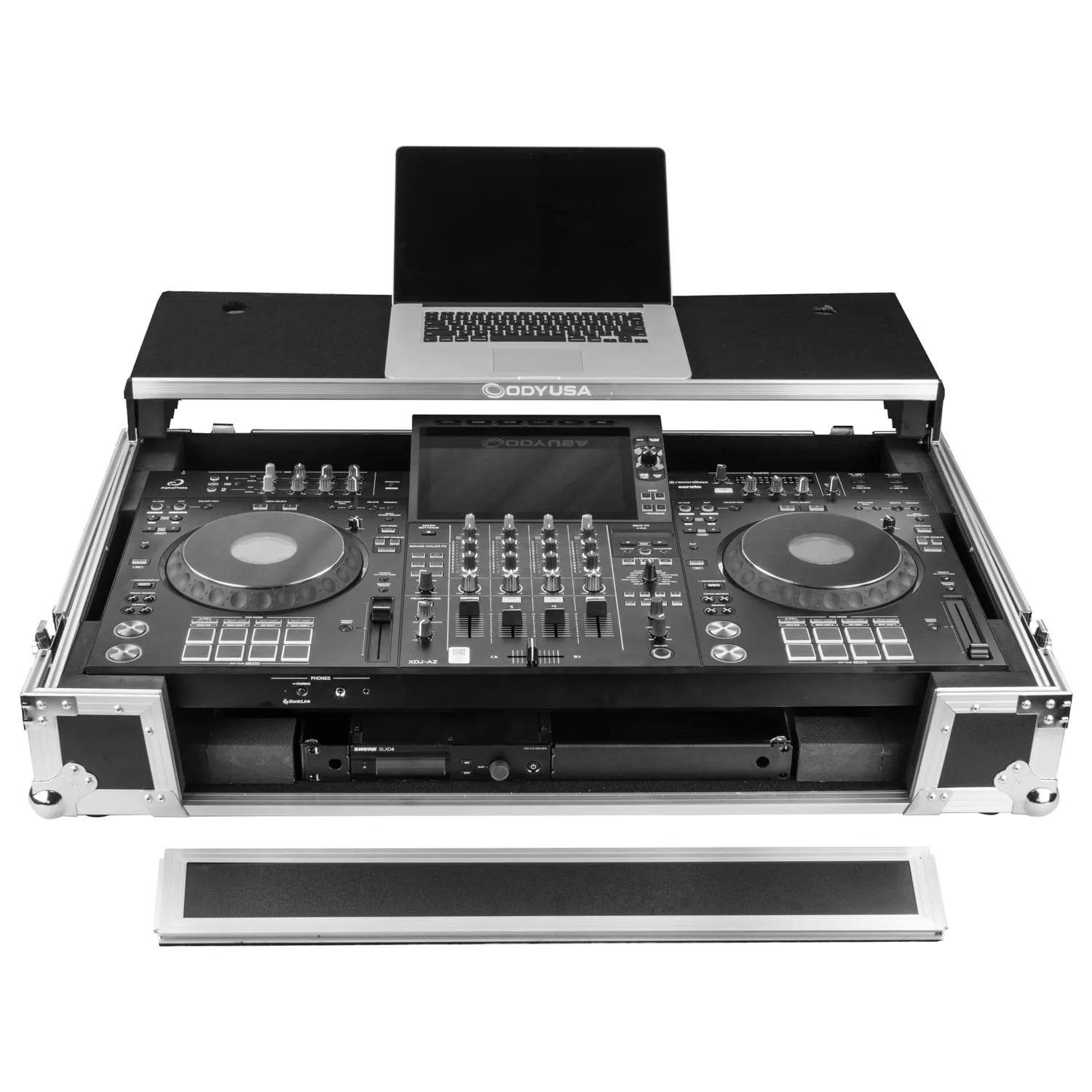 odyssey-flight-zone-flight-case-alphatheta-xdj-az-rack-1u-roulettes image 2
