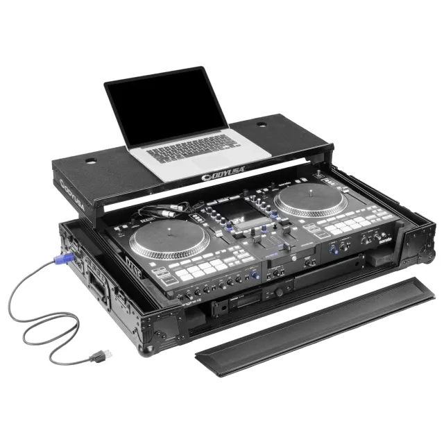 odyssey-flight-zone-rane-system-one-flight-case-1u-xlr-roulettes image 1