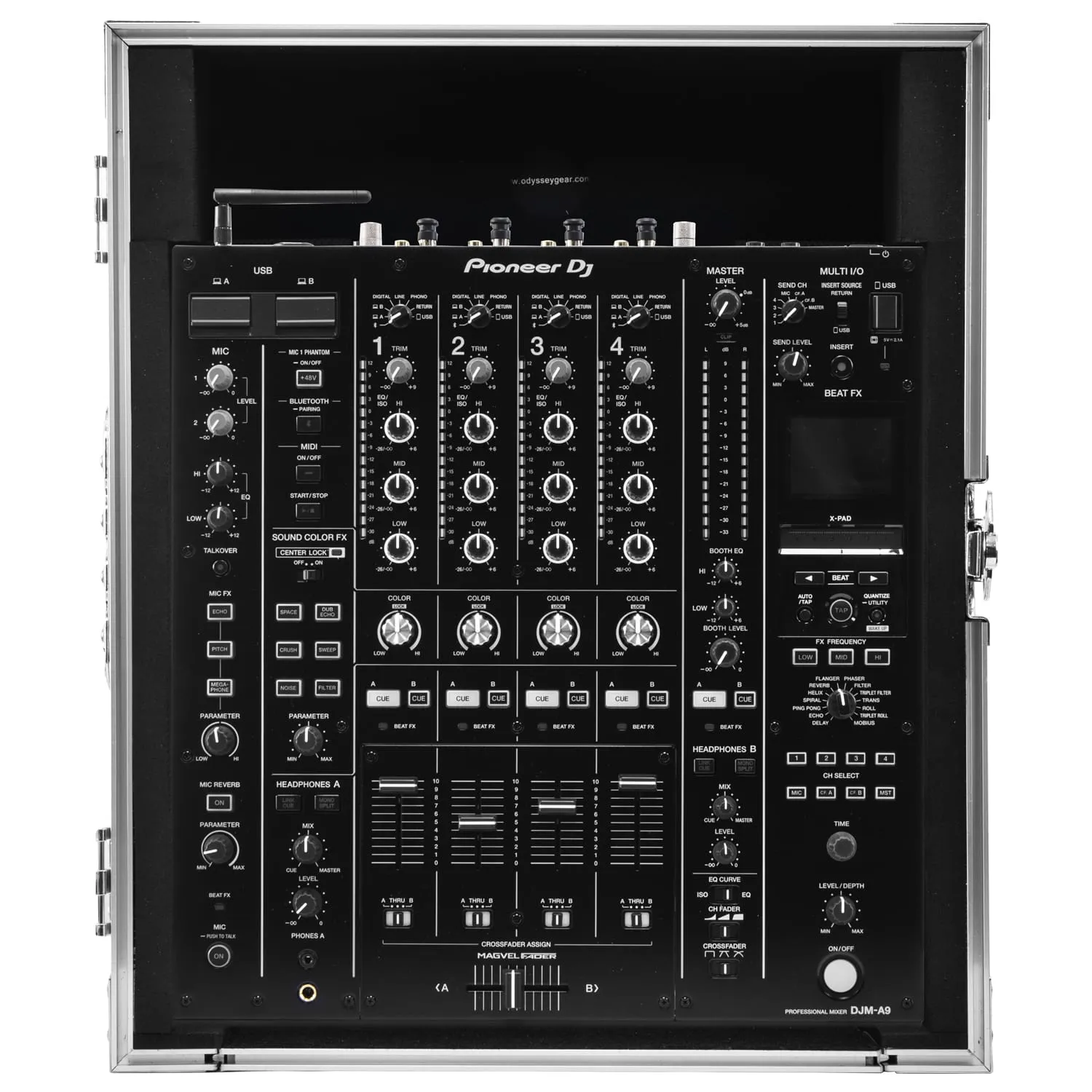 odyssey-flight-zone-pioneer-dj-djm-a9-flight-case-djm-a9 image 5