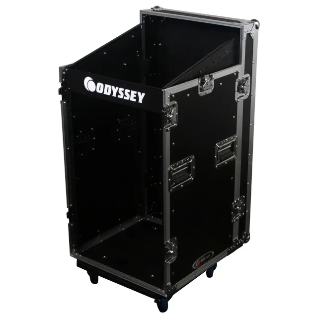 odyssey-flight-zone-rack-combo-11u-inclin-16u-roulettes image 1