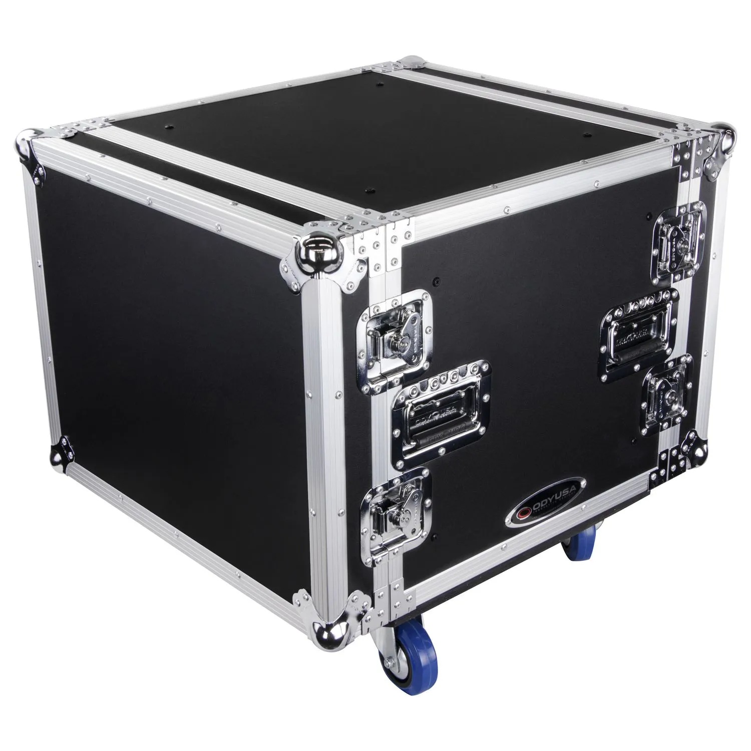 odyssey-flight-zone-rack-8u-shock-mount-flight-case-roulettes image 2