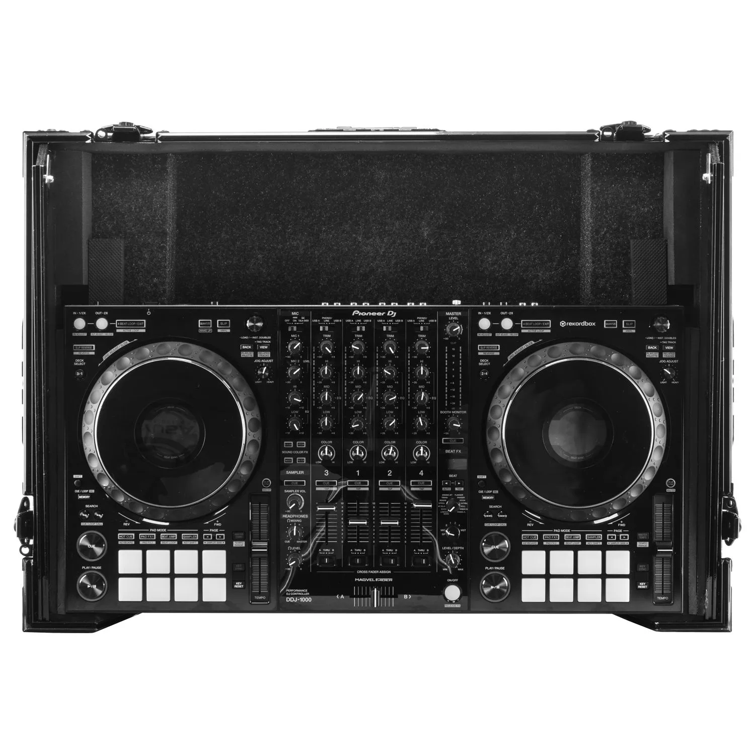 odyssey-flight-zone-ddj-1000-1u-flight-case-noir-glide image 5