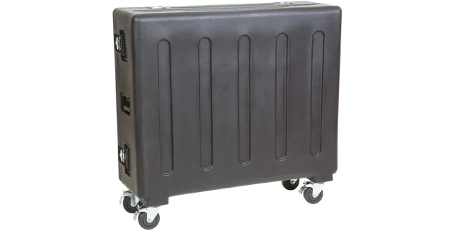 skb-rseries-x32-flight-case-table-mixage-behringer-noir-roulettes image 1