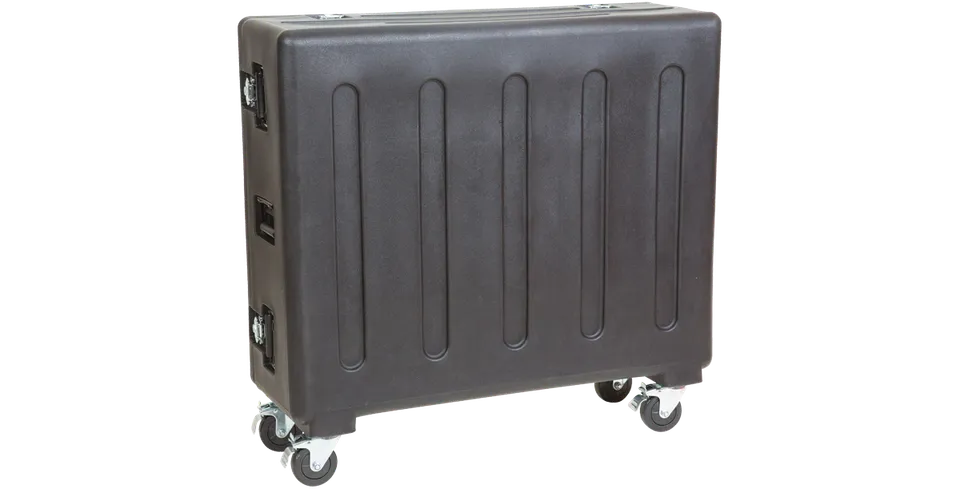 skb-rseries-x32-flight-case-table-mixage-behringer-noir-roulettes image 1