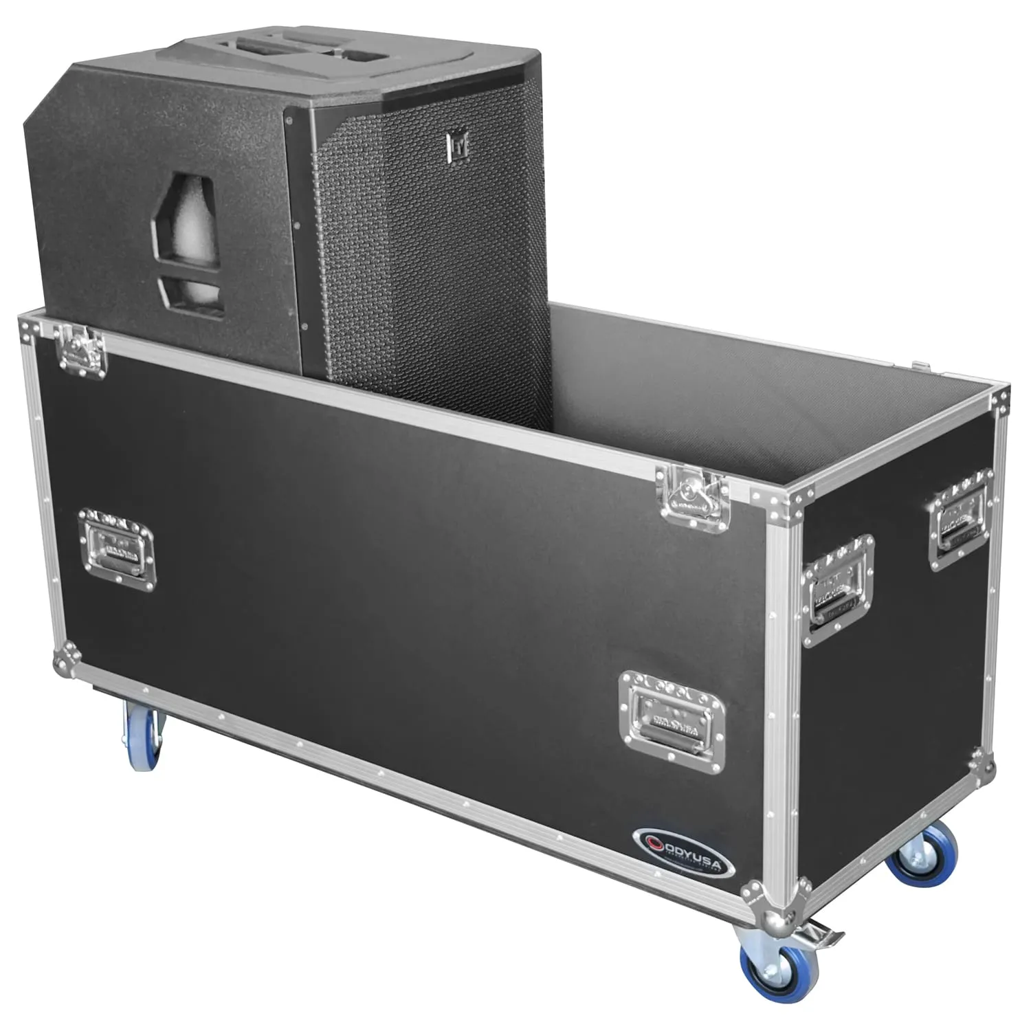 odyssey-flight-zone-flight-case-dual-ev-evolve-70-roulettes image 2