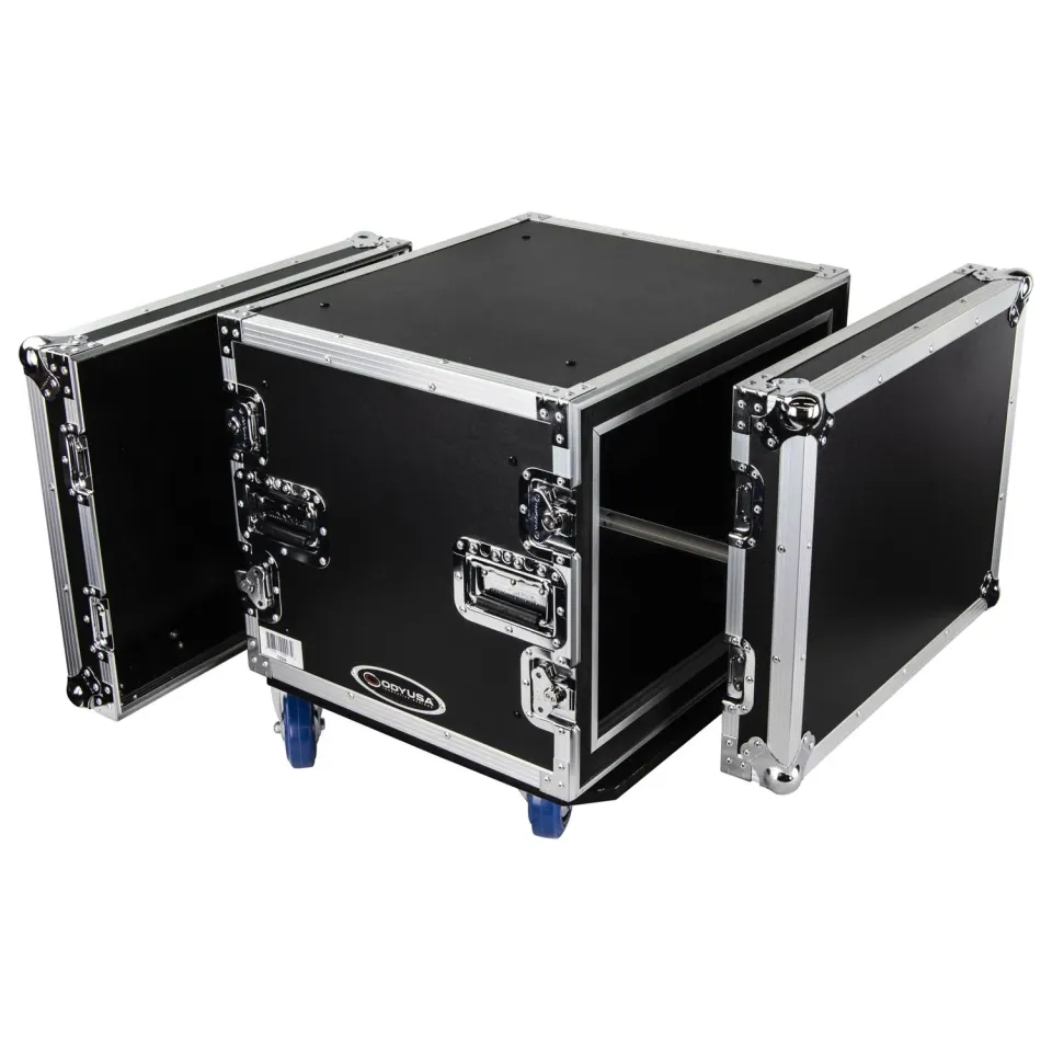 odyssey-flight-zone-rack-8u-shock-mount-flight-case-roulettes image 1
