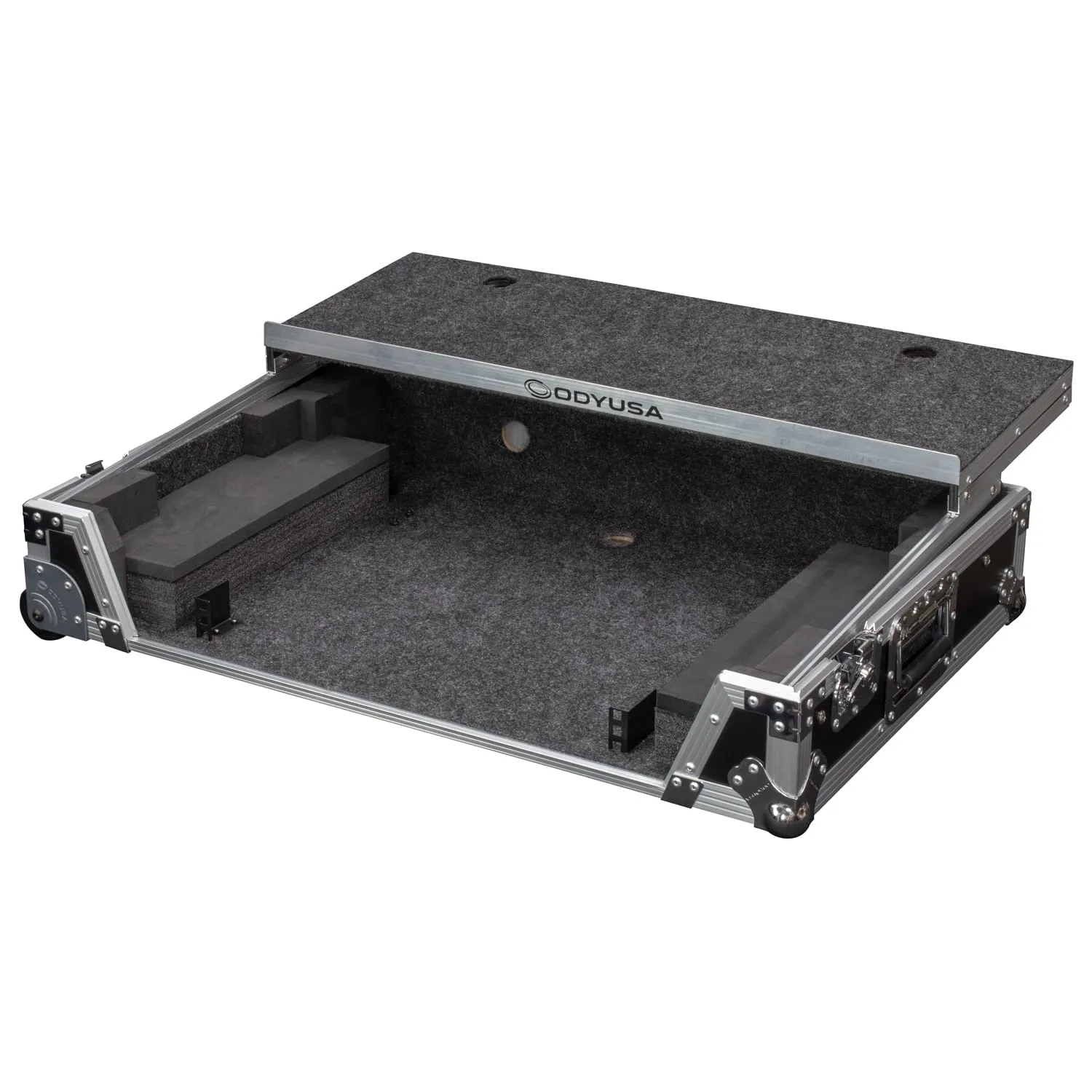 odyssey-flight-zone-flight-case-ddj-rev5-1u-roulettes-laptop image 2