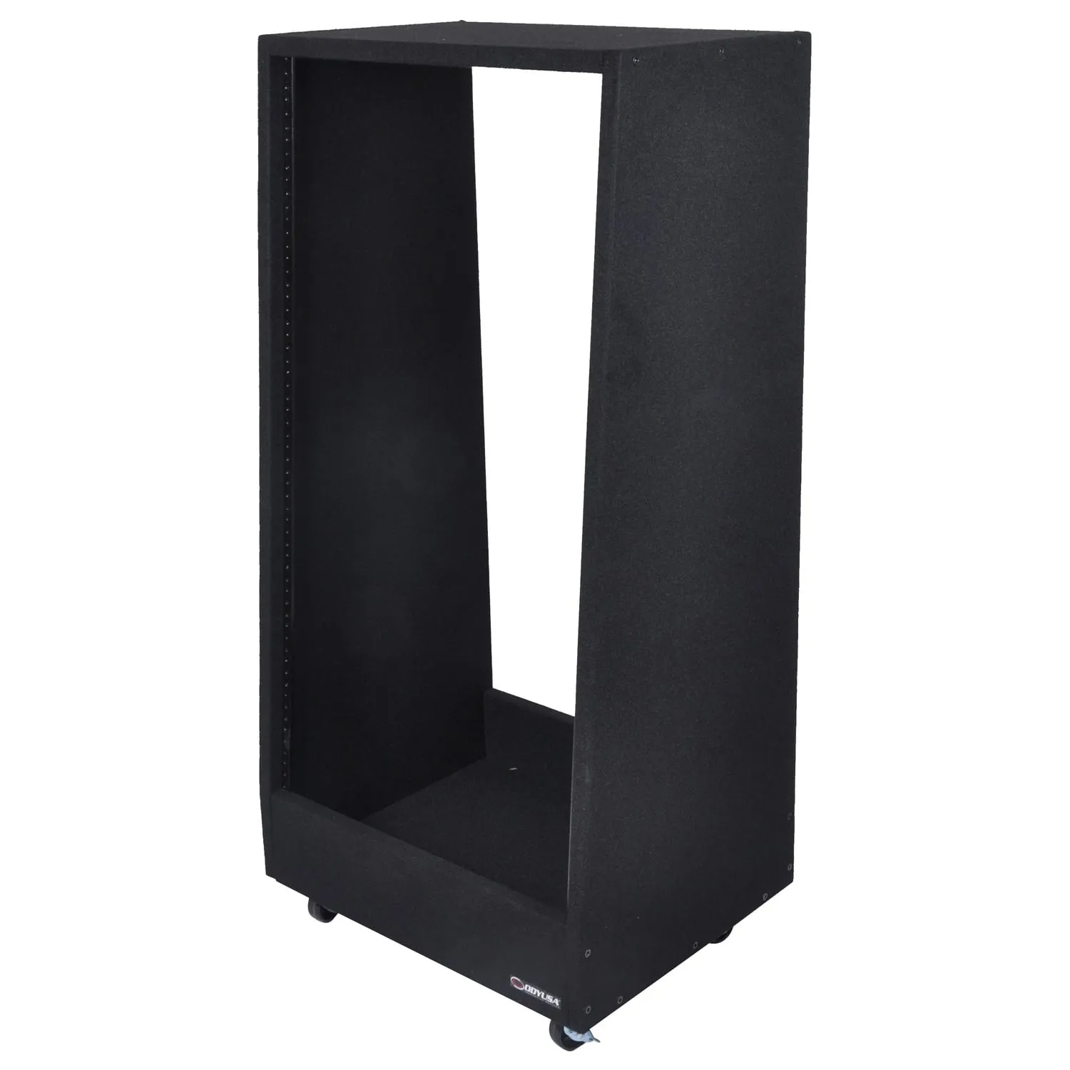 odyssey-carpeted-20u-rack-studio-moquette-roulettes-monter image 1