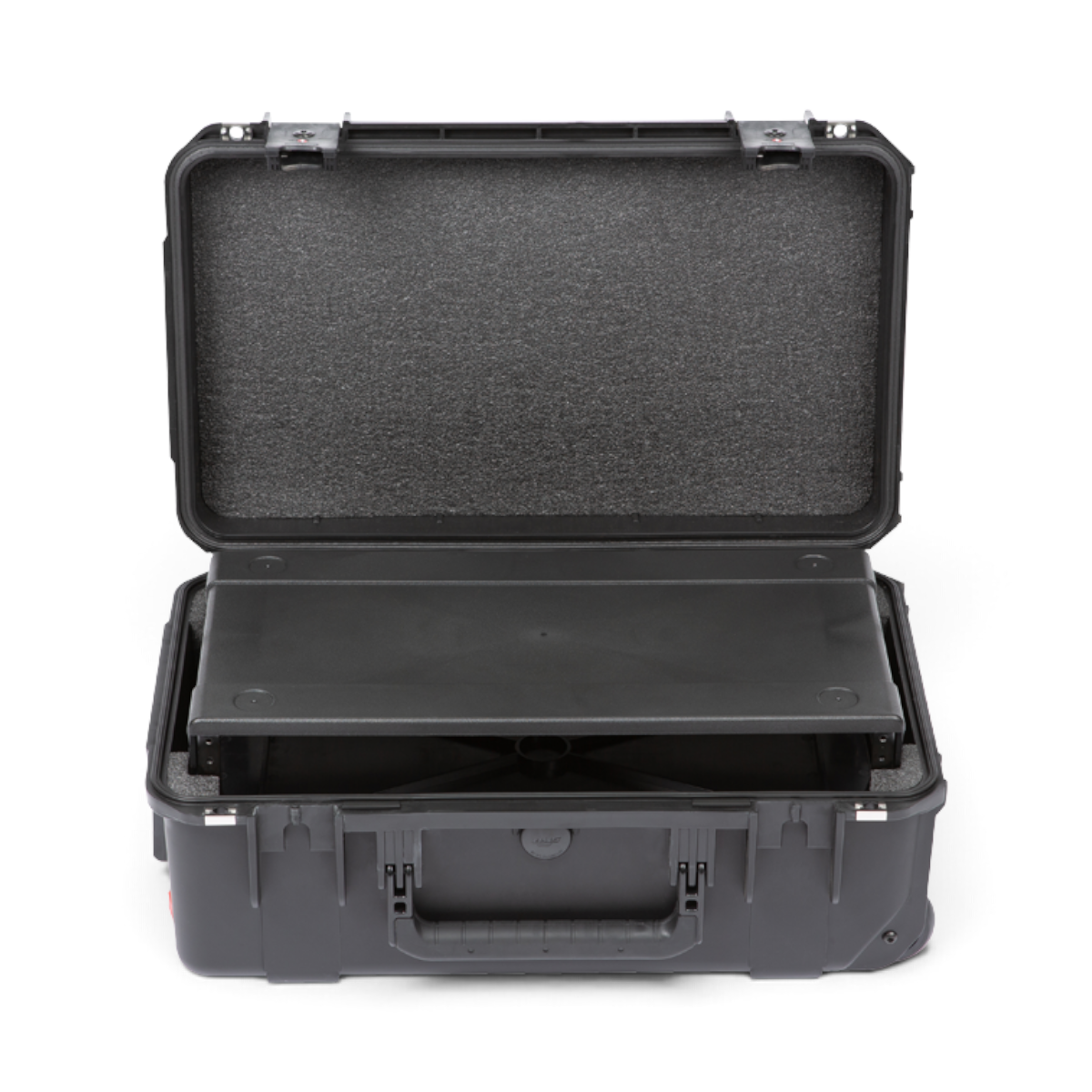 skb-fly-rack-2u-valise-rack-9-pouces-noire-roulettes image 1