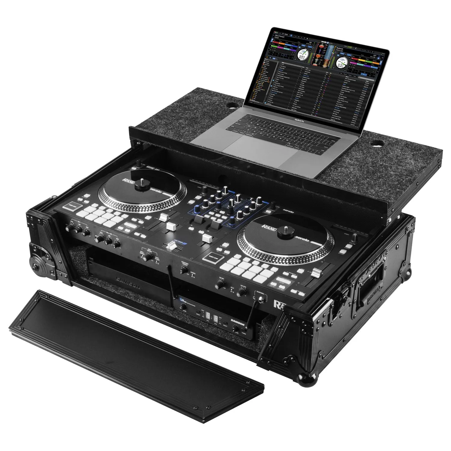 odyssey-flight-zone-rane-one-mkii-flight-case-noir-1u-roulettes image 1