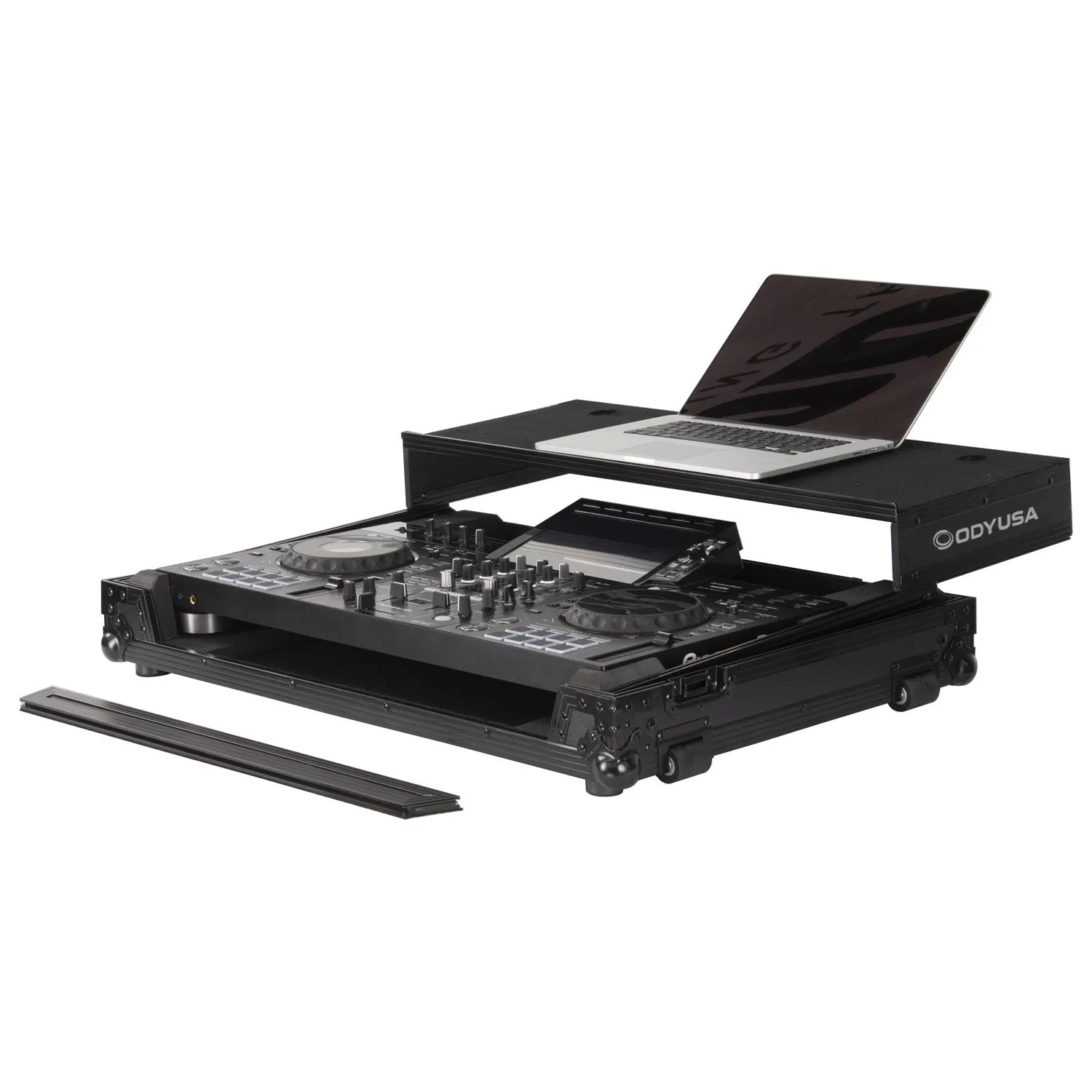 odyssey-black-label-flight-case-pioneer-xdj-rx3-glide-roulettes image 1