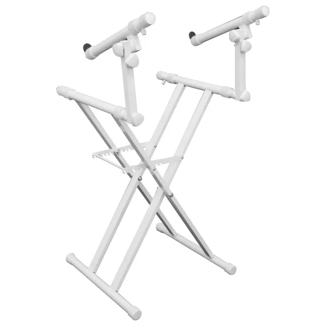 odyssey-flight-zone-ltbxs2wht-stand-x-dj-blanc-2-niveaux image 1
