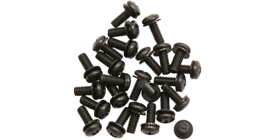 skb-iseries-vis-rack-avec-rondelles-noir-lot-25 image 1