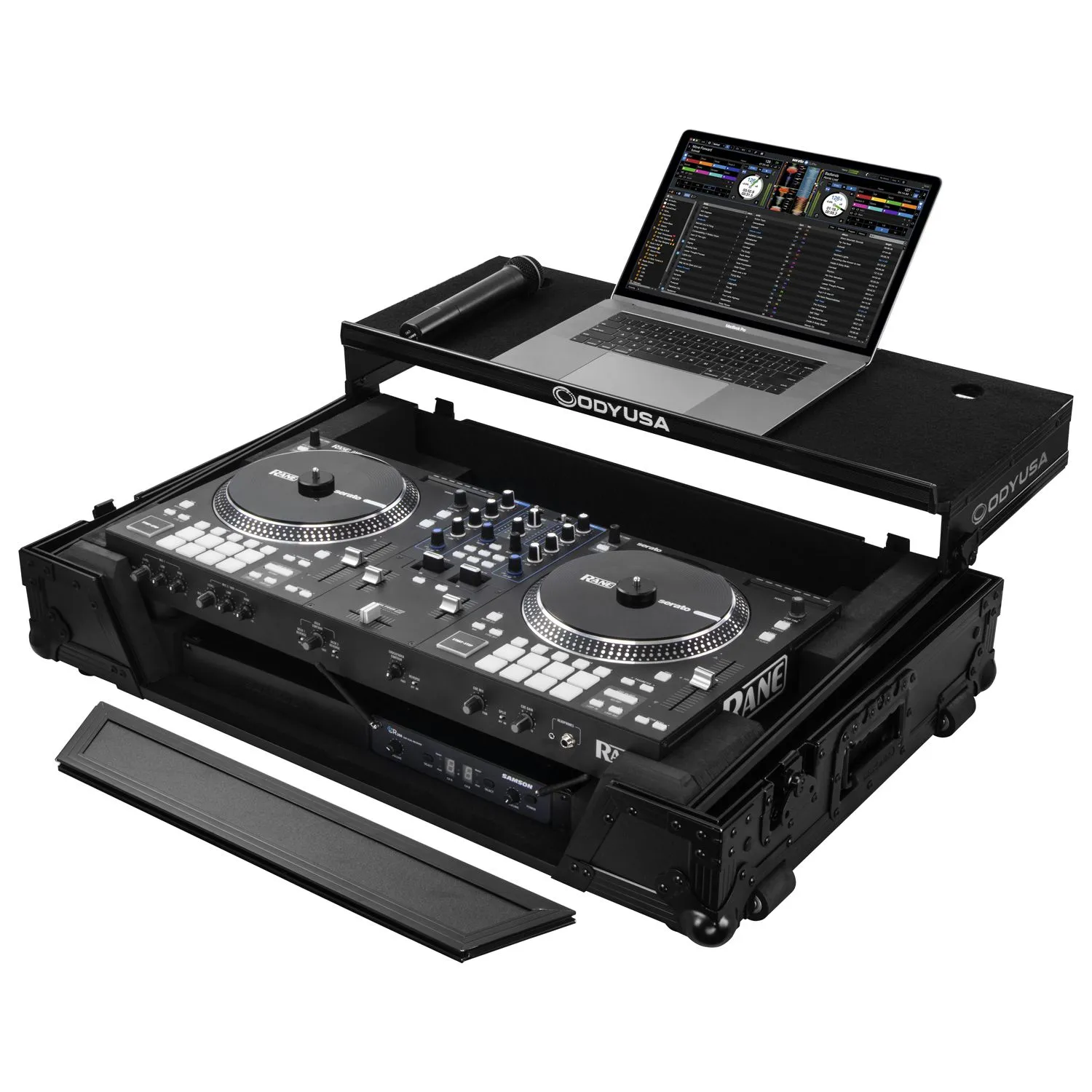 odyssey-flight-zone-rane-one-flight-case-1u-glide-noir image 1