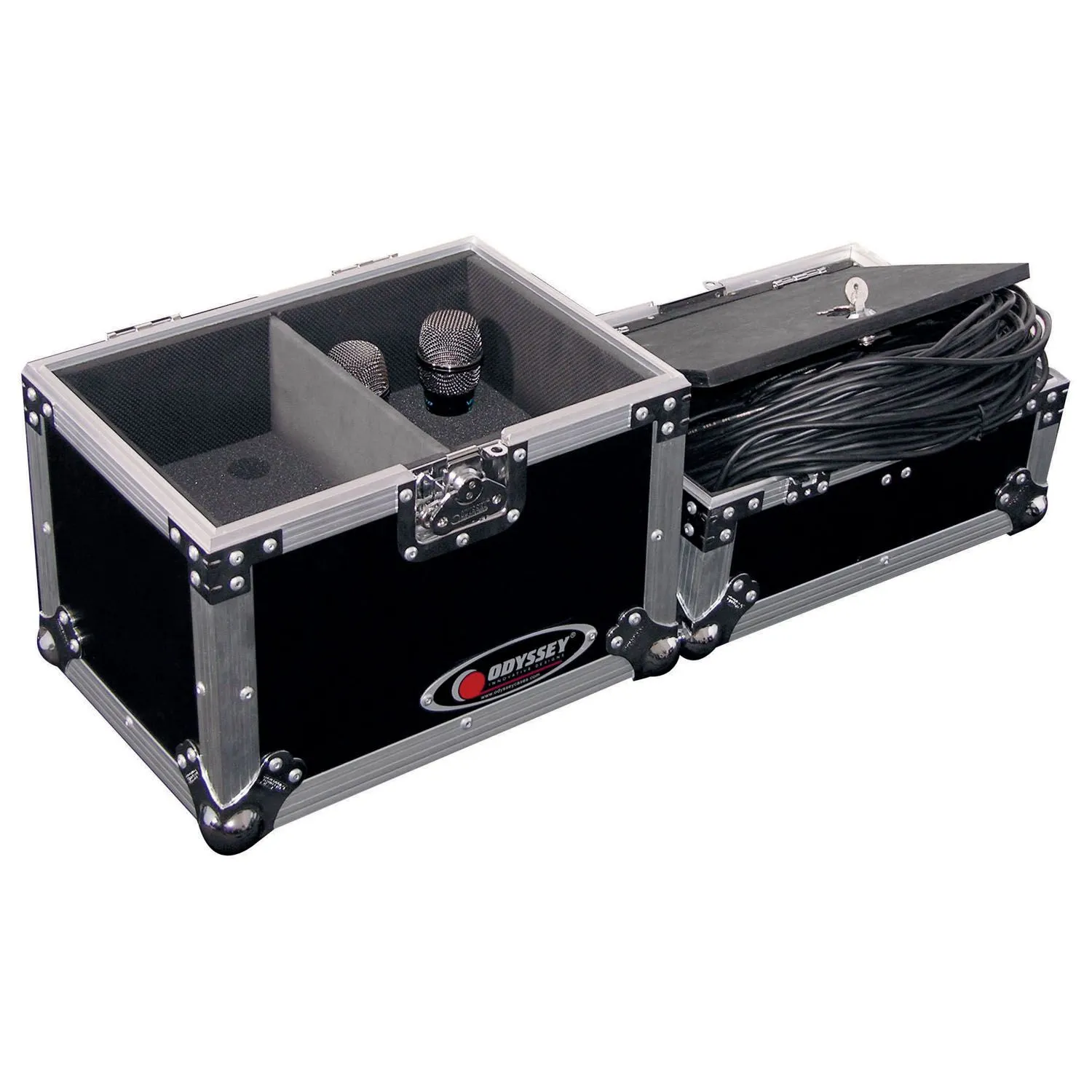 odyssey-flight-zone-fzmic12-flight-case-12-micros-main image 1