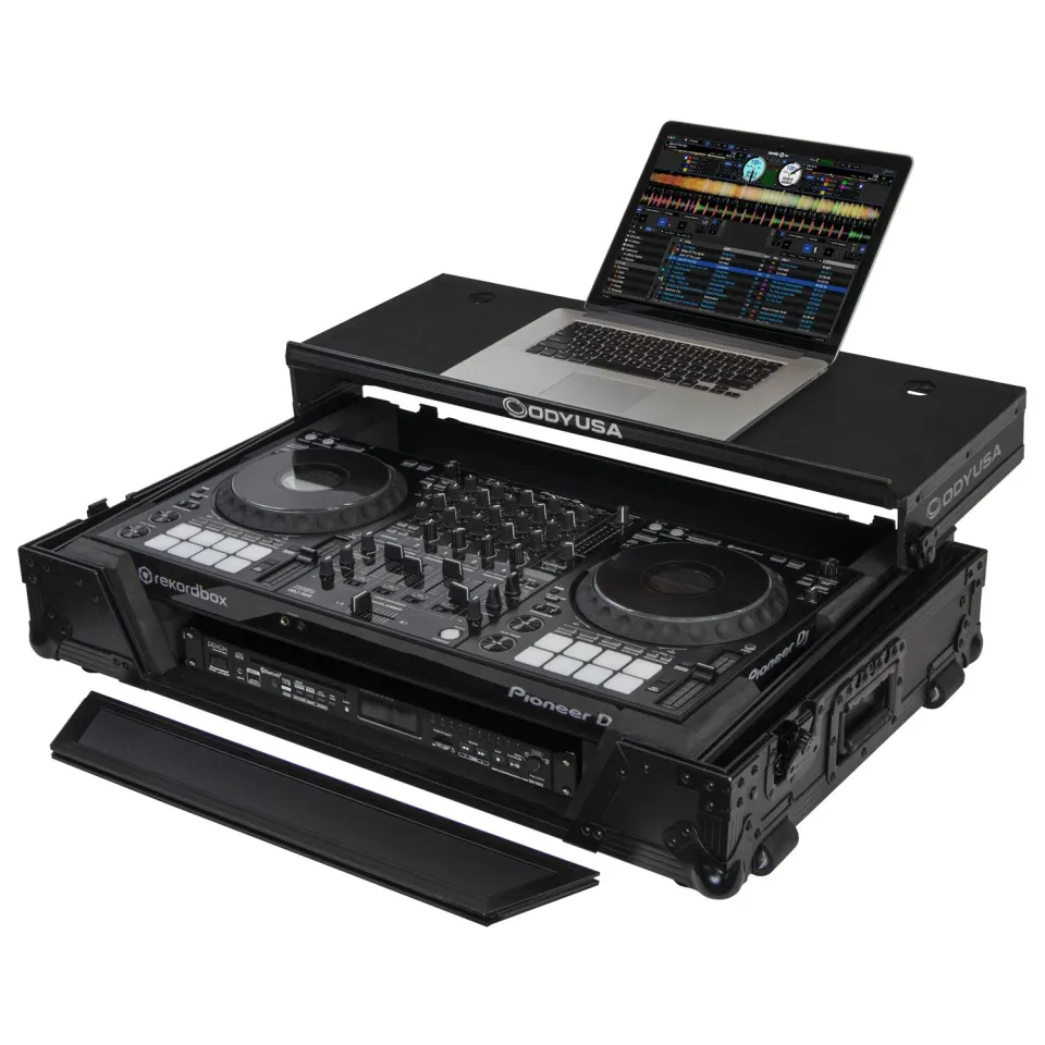 odyssey-flight-zone-pioneer-ddj-1000-flight-case-1u-glide image 1
