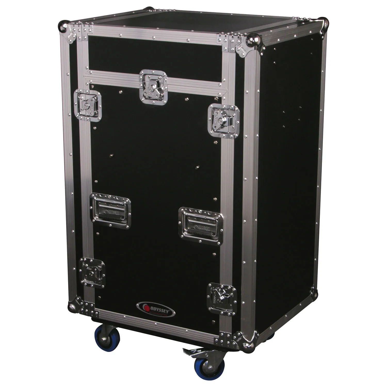 odyssey-flight-zone-rack-combo-27u-flight-case-glide-roulettes image 7