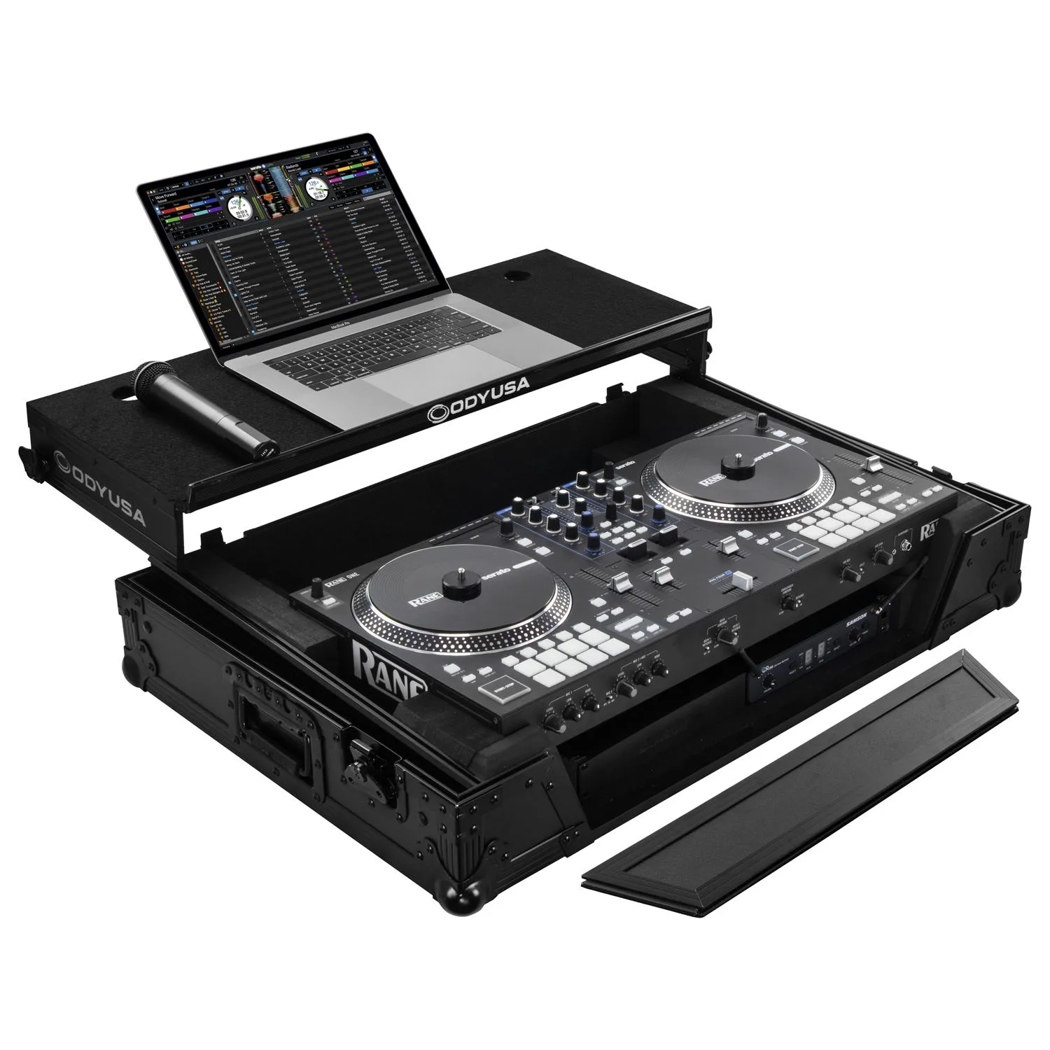 odyssey-flight-zone-rane-one-flight-case-1u-glide-noir image 3