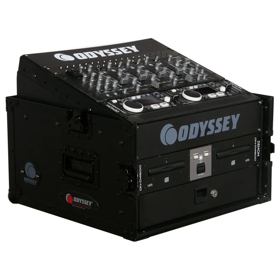 odyssey-black-label-combo-rack-10u-inclin-4u-noir image 1