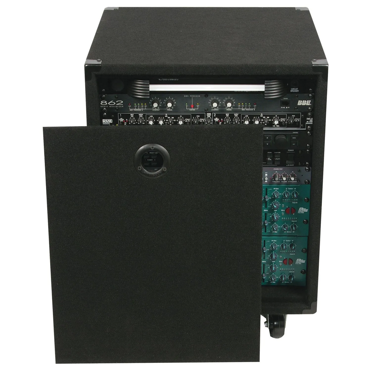 odyssey-carpeted-rack-ampli-12u-moquette-roulettes image 1